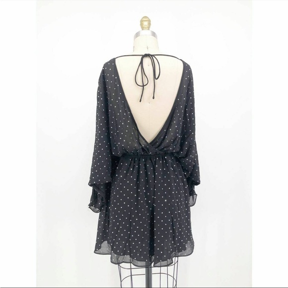 NEW LPA RHINESTONE BLACK DRESS XXS - Picture 4 of 4